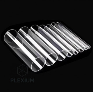 Труба поликарбонатная, прозрачная 38мм * 1.5мм * 3000мм