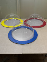 Полусфера из прозрачного оргстекла(акрила) д700мм (фланец 2-5см)