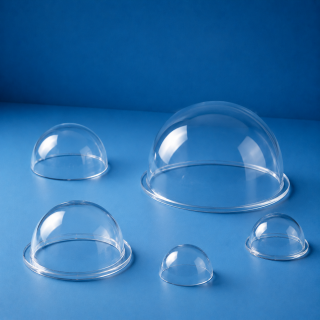 Полусфера из прозрачного оргстекла(акрила) д2000мм (фланец 2-5см)