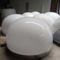 Полусфера из молочного оргстекла