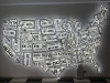 Карта штатов Америки 