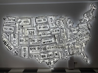 Карта штатов Америки 