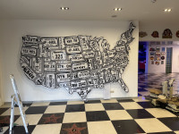 Карта штатов Америки 