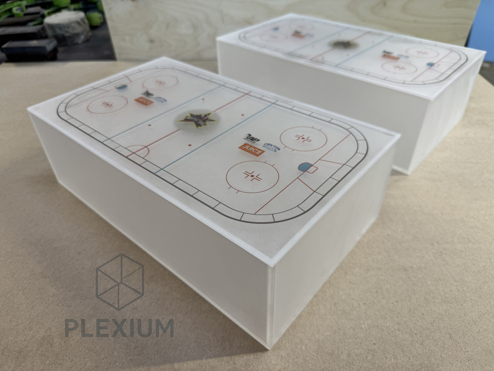 Короб из матового оргстекла(акрила) 200 х 200 х 200мм 